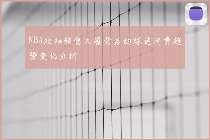 NBA短袖销售火爆背后的球迷消费趋势变化分析
